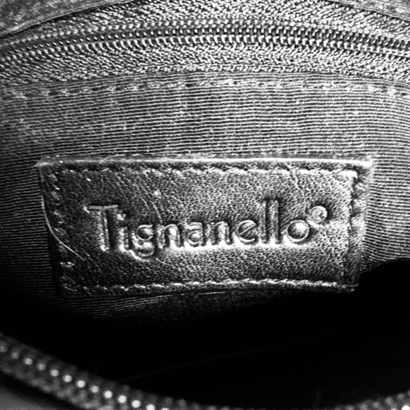 TIGNANELLO black glove leather mini bag - Picture 5 of 6